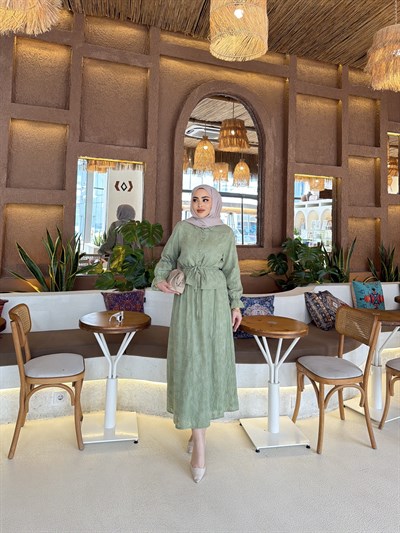 Halin Etekli Takım - Yeşil