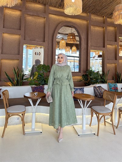 Halin Etekli Takım - Yeşil