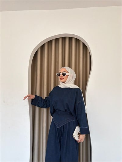 helena kot pantolonlu Takım 