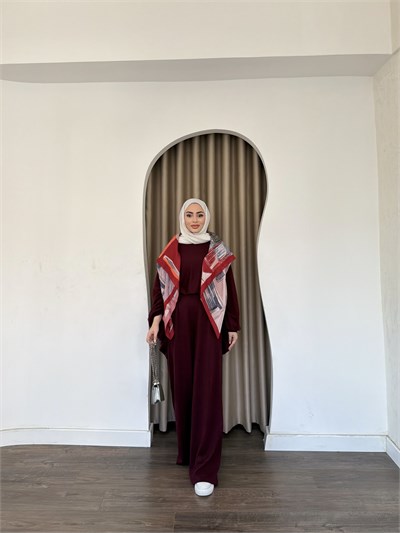 Hila Oysh Takım - Bordo