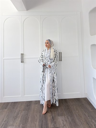Hws Abaya Şal Hediyeli - Laci