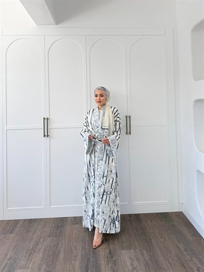 Hws Abaya Şal Hediyeli - Laci