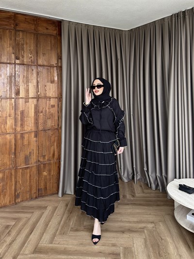 Hws kat kat Takım - Siyah