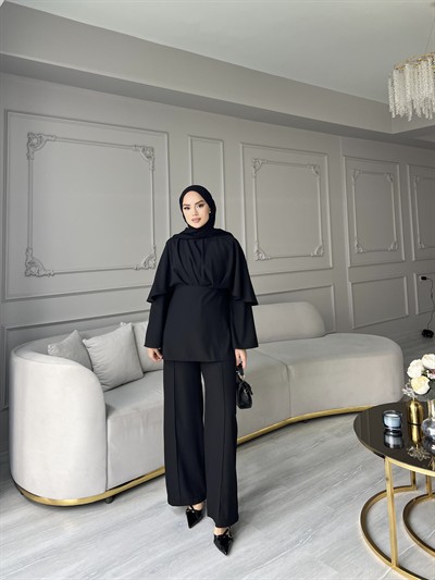 İlge Tensel Takım - Siyah(ÖN SİPARİŞ)