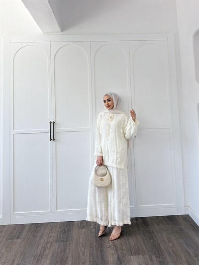 İzabel Takım - Krem