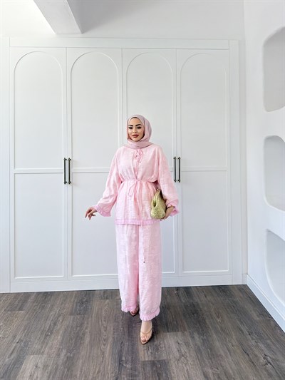 İzabel Takım - Pembe