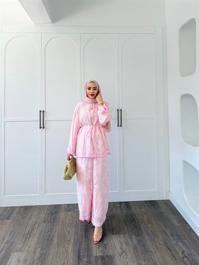 İzabel Takım - Pembe