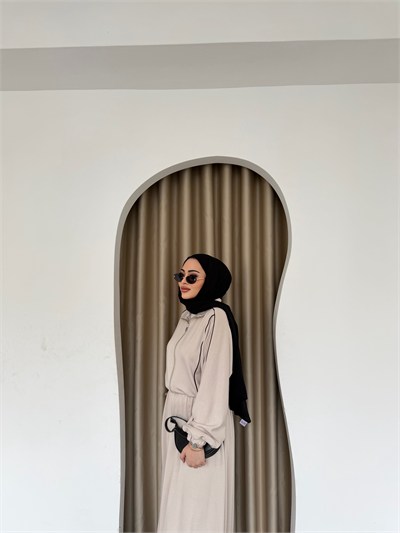 Jila Etekli Takım - Krem