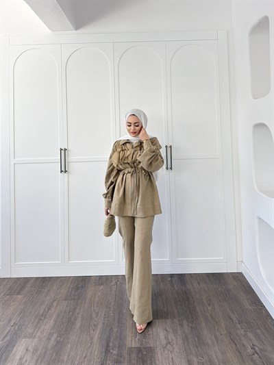 Jila Keten Takım - Yağyeşil