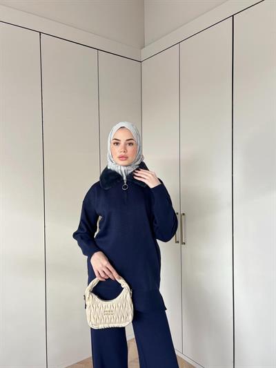 Karmen Triko Takım - Lacivert (ön sipariş)