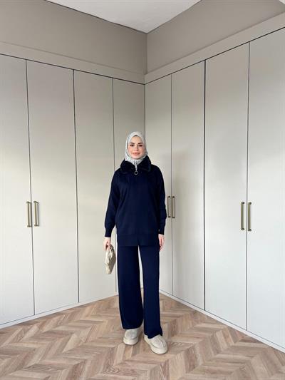 Karmen Triko Takım - Lacivert (ön sipariş)