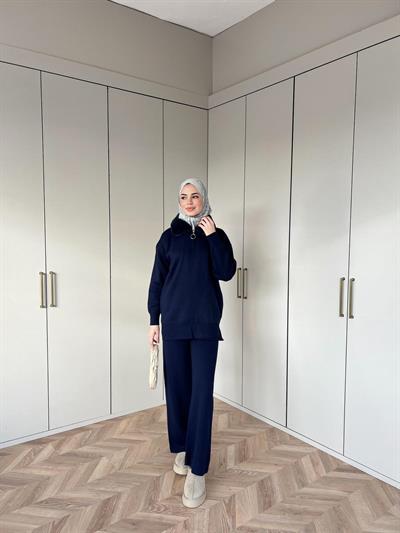 Karmen Triko Takım - Lacivert (ön sipariş)