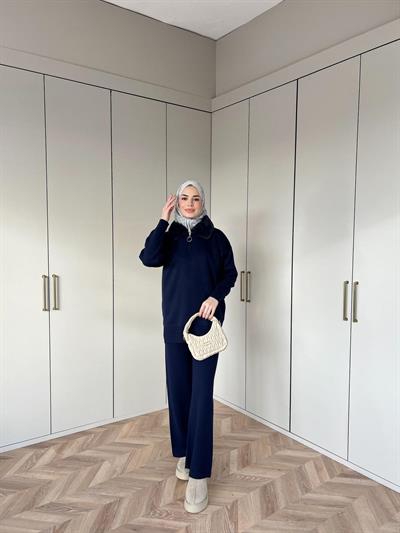 Karmen Triko Takım - Lacivert (ön sipariş)