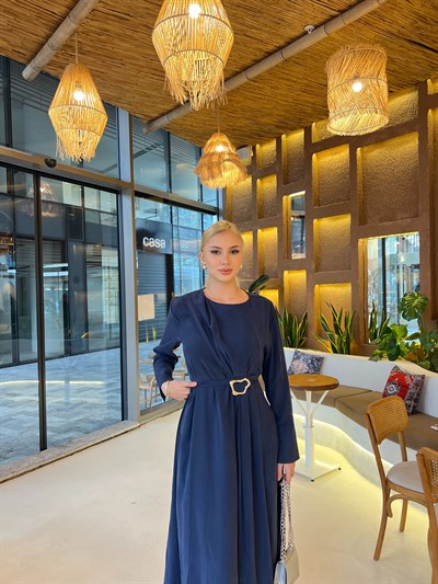 Kemma Broşlu Elbise - Laci