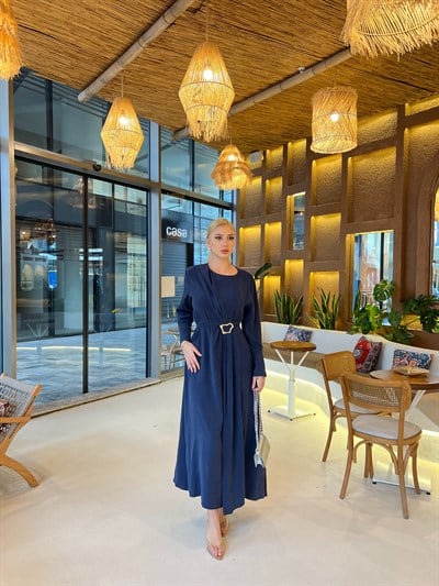 Kemma Broşlu Elbise - Laci