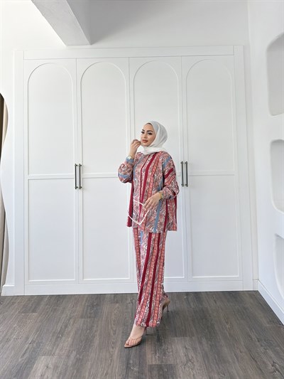 Lara Etnik Desen Takım (ÖN SİPARİŞ)