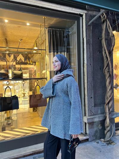 Lemia Simli Panço - Gri (ÖN SİPARİŞ)