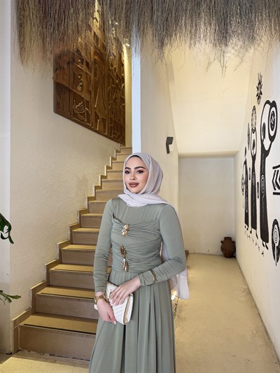 Lissa Sandy Elbise - Yeşil