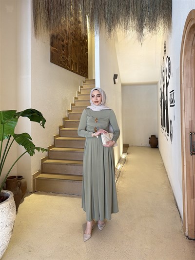Lissa Sandy Elbise - Yeşil