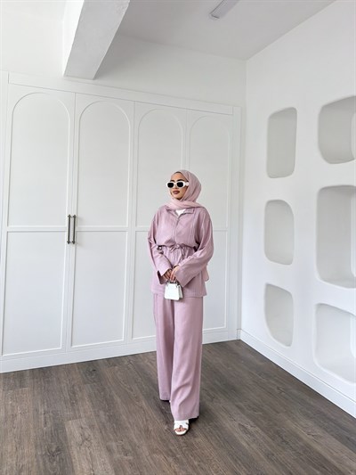 Lizbon Keten Takım - Lila