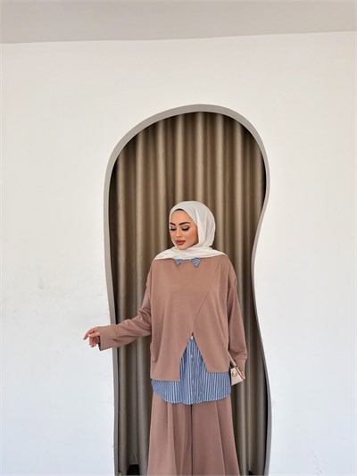 Lotus Gömlekli Oysh Takım - Camel