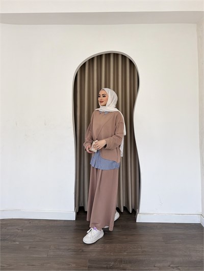 Lotus Gömlekli Oysh Takım - Camel