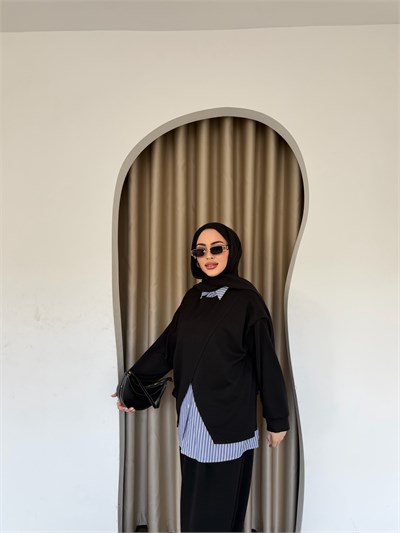 Lotus Gömlekli Oysh Takım -Siyah 