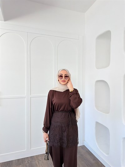 Lotus Oysh Takım - Kahve