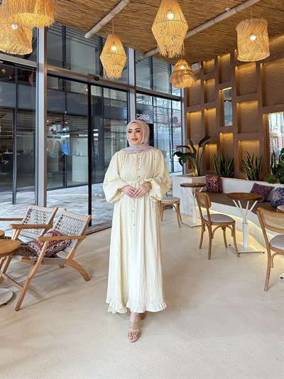 Lubana Elbise - Sarı
