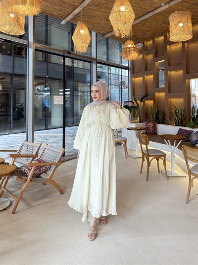 Lubana Elbise - Sarı