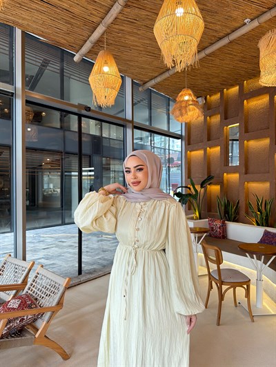 Lubana Elbise - Sarı