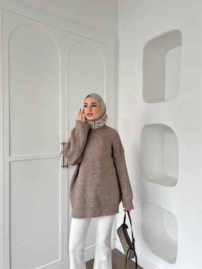 Maks Triko Kazak - Kahve