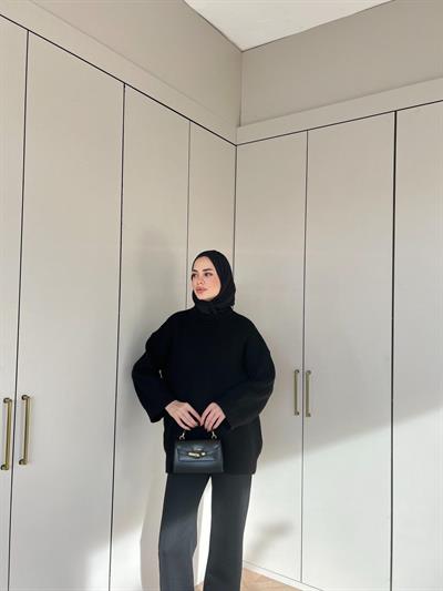 Maks Triko Kazak - Siyah