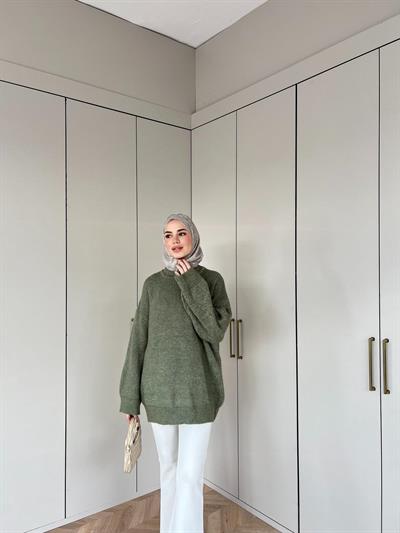 Maks Triko Kazak - Yeşil