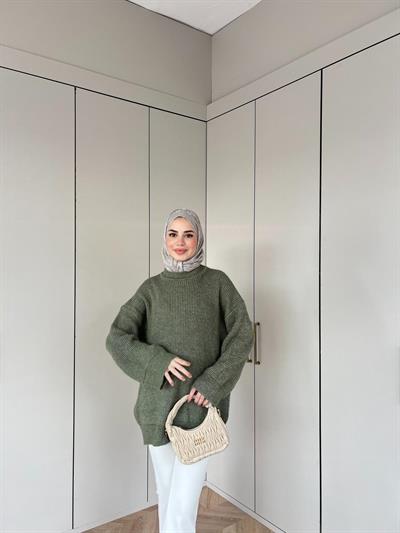 Maks Triko Kazak - Yeşil