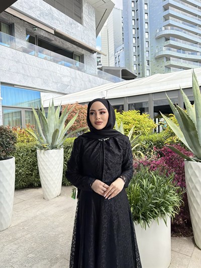 Marji Tasarım Elbise -Siyah