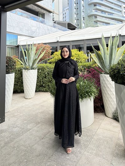 Marji Tasarım Elbise -Siyah