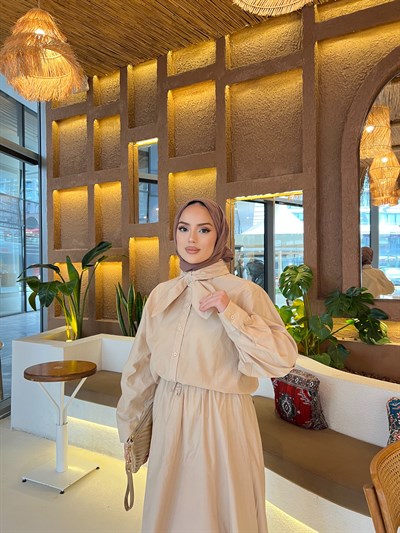 Marli Etekli Takım - Bej