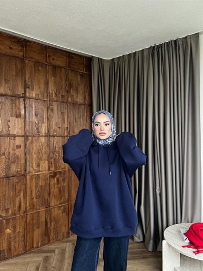 Maysa 3 İplik Sweat - Lacivert