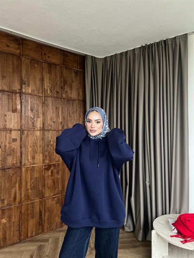 Maysa 3 İplik Sweat - Lacivert