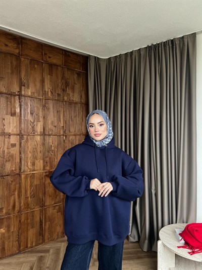 Maysa 3 İplik Sweat - Lacivert