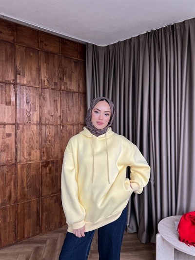 Maysa 3 İplik Sweat - Sarı