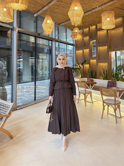 Meva Etekli Takım - Kahve