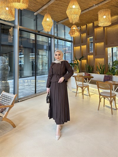 Meva Etekli Takım - Kahve