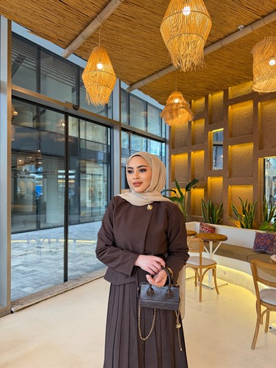 Meva Etekli Takım - Kahve