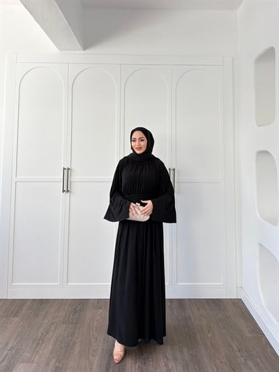 Mikra Sandy Elbise - Siyah