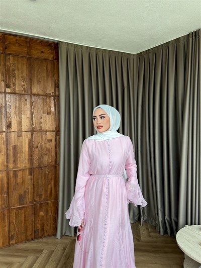 Mimoza Elbise - Pembe