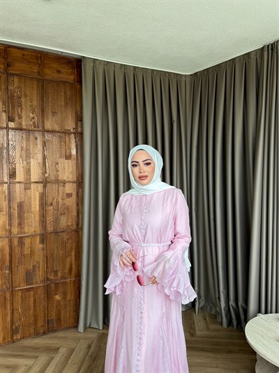Mimoza Elbise - Pembe