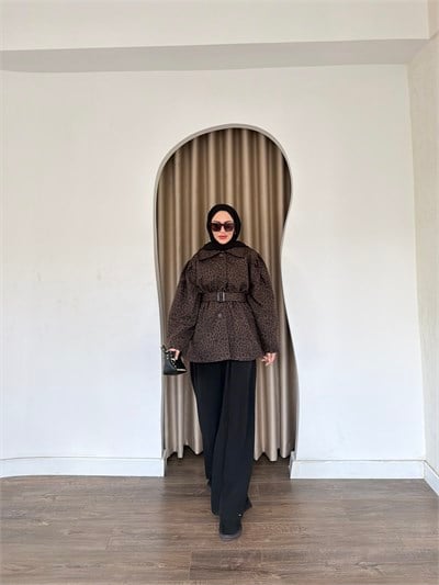 Modas Leopar Ceket 