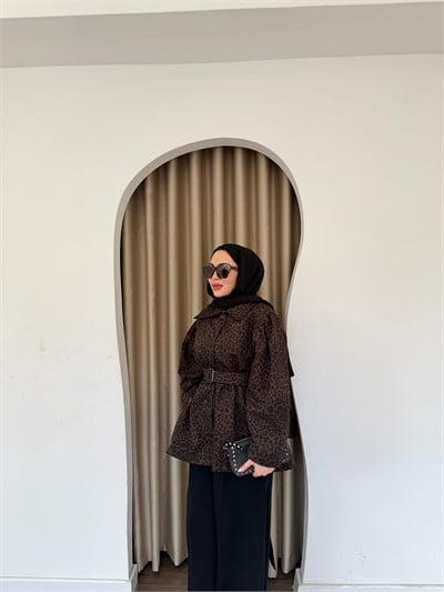 Modas Leopar Ceket 